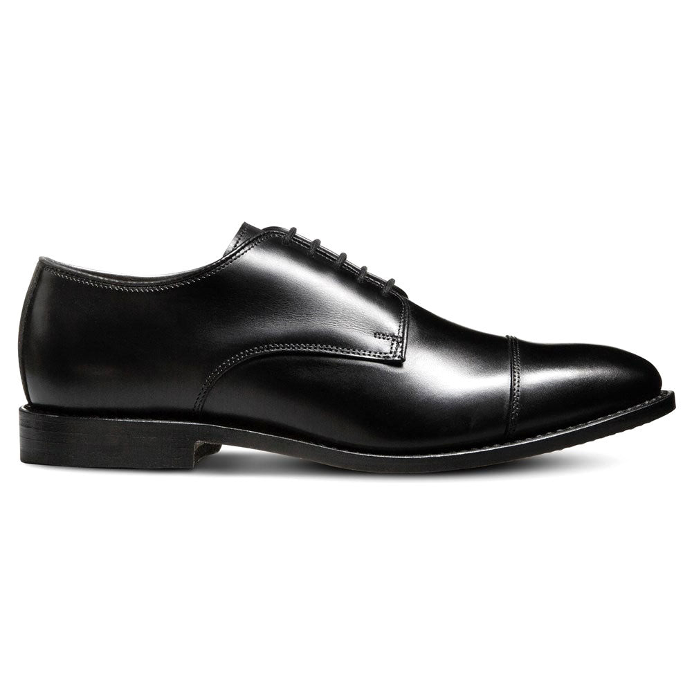 Allen Edmonds Park Avenue Leather Cap-toe Derby Dress Shoe Black (6801)