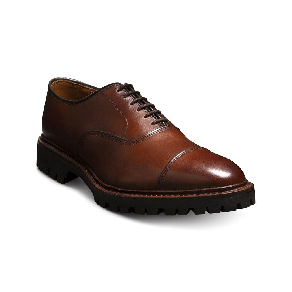 Allen Edmonds Park Avenue Leather Cap-toe Oxford Dress Shoe with Lug Sole Chili (5662)