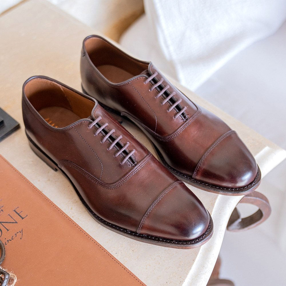 Allen Edmonds Park Avenue Shell Cordovan Cap-toe Oxford Dress Shoe Chili (3993)