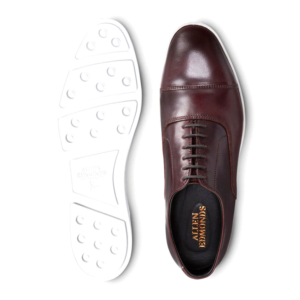 Allen Edmonds Park Avenue Shell Cordovan Oxford Dress Sneaker Burgundy (4502)