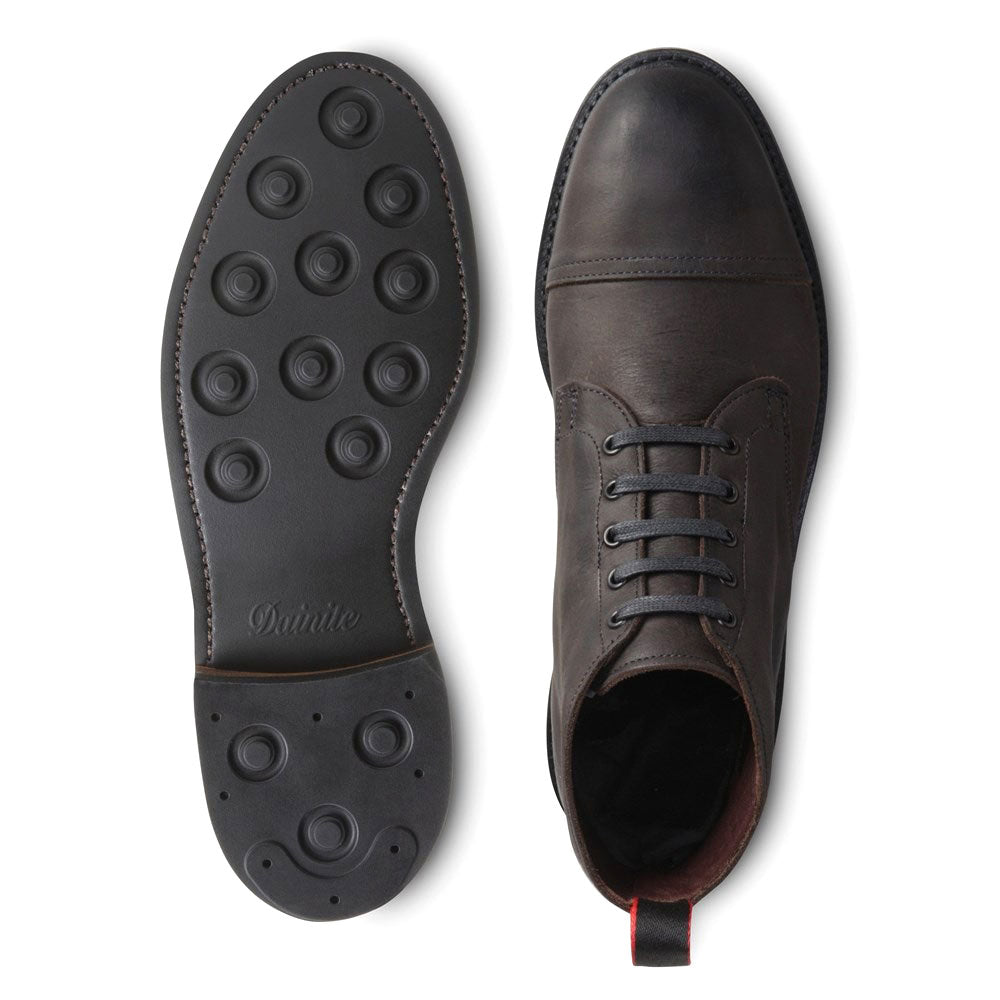 Allen Edmonds Patton Cap-toe Boot with Dainite Rubber Sole Grey (2817)
