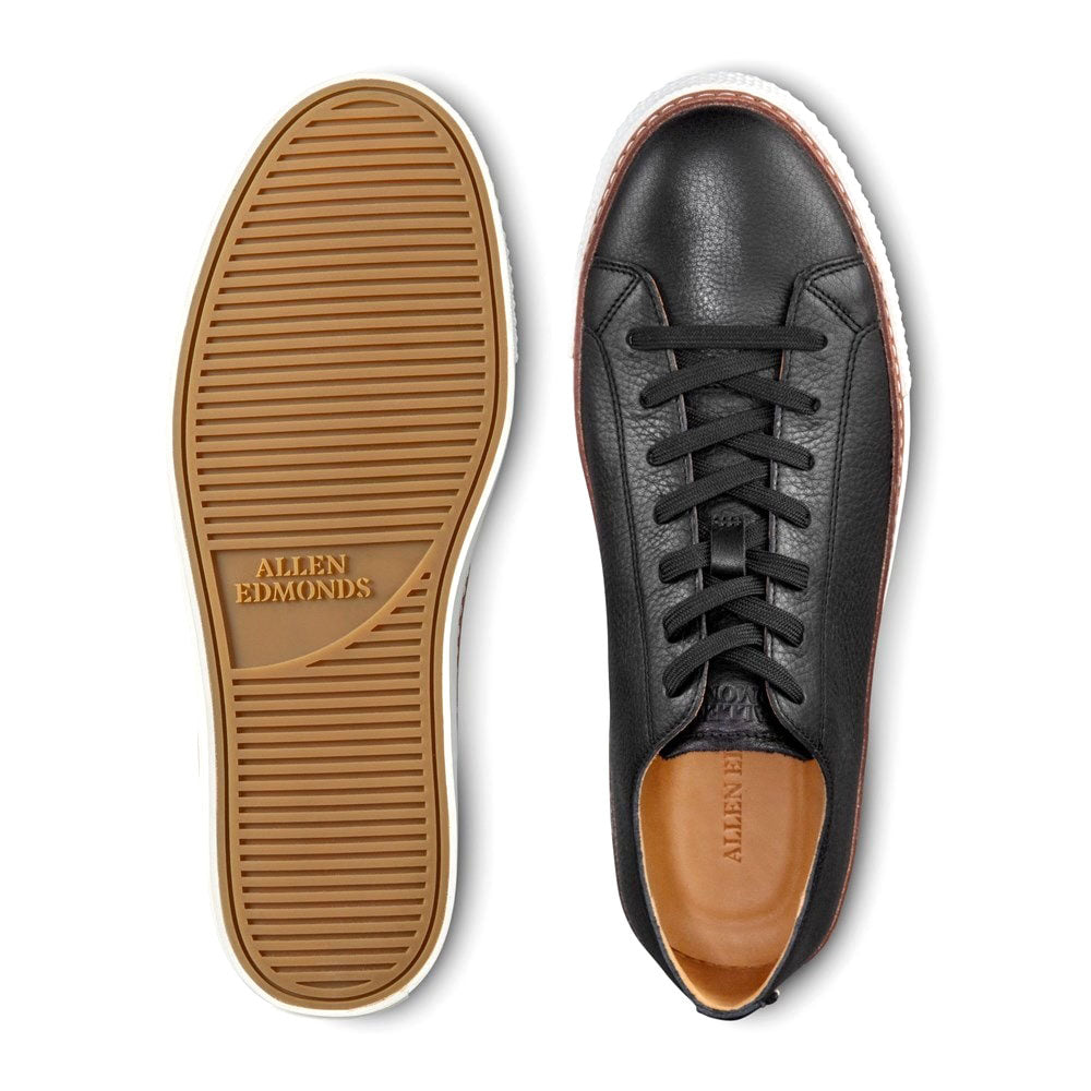 Allen Edmonds Paxton Suede Lace-up Sneaker Black (7253)