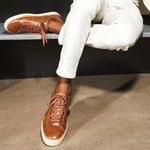 Allen Edmonds Porter City Leather Derby Lace-up Sneakers Black (4769)
