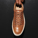 Allen Edmonds Porter City Leather Derby Lace-up Sneakers Chili (5463)