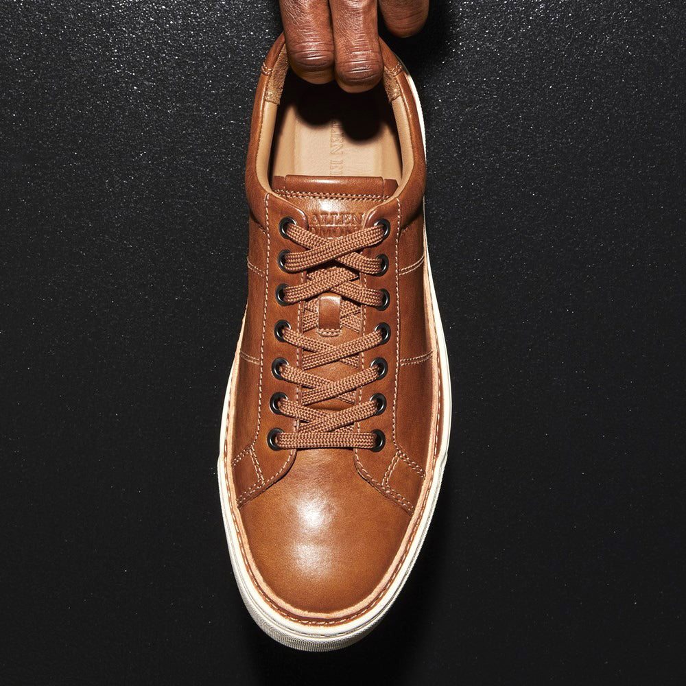 Allen Edmonds Porter City Leather Derby Lace-up Sneakers Walnut Brown (5140)