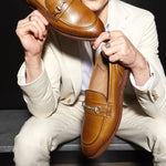 Allen Edmonds Randolph Leather Bit Loafer Walnut (6337)