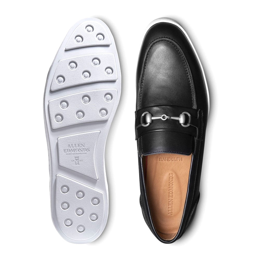 Allen Edmonds Randolph Leather Bit Slip-on Sneaker Black (6528)