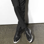 Allen Edmonds Leather Slip-on Sneaker Black