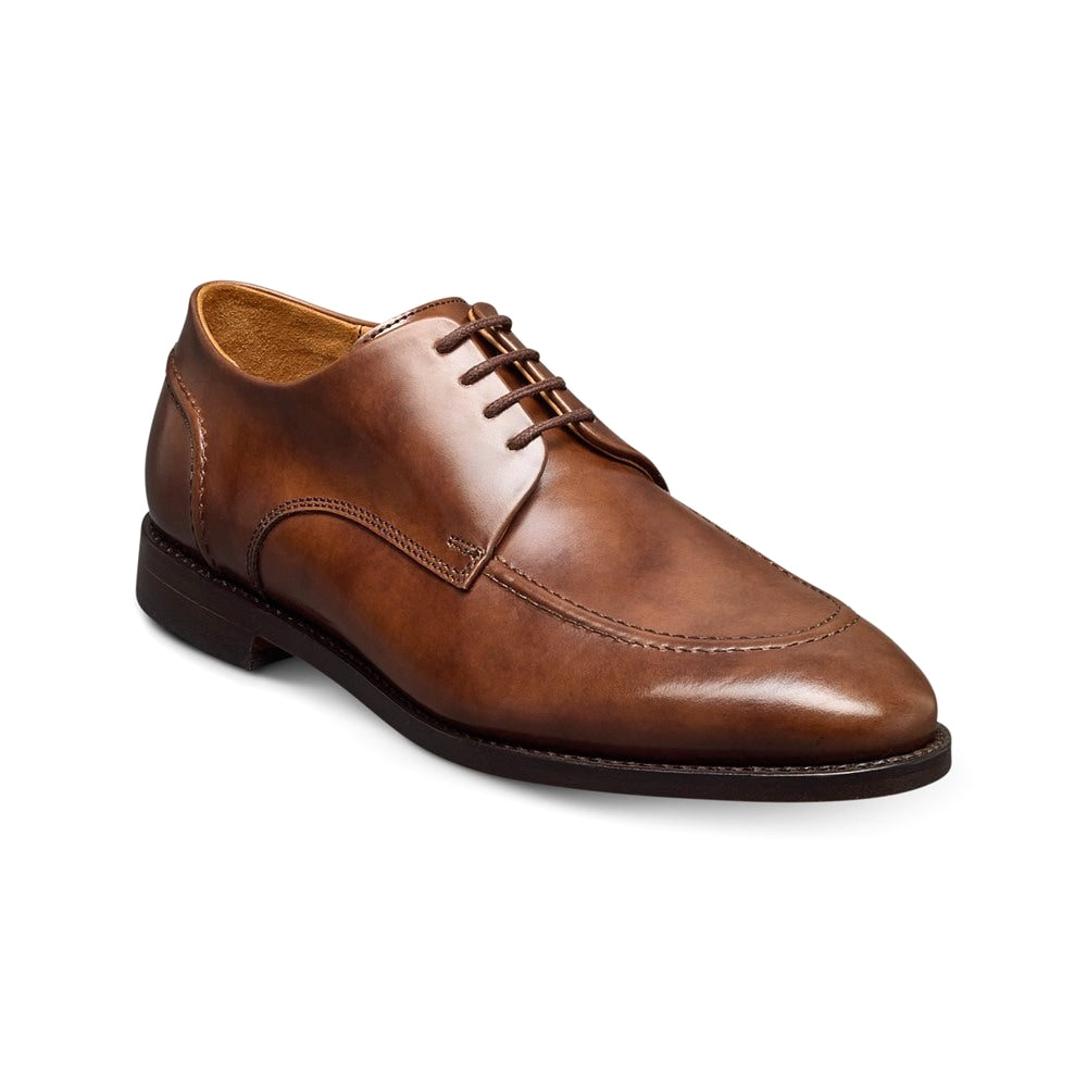 Allen Edmonds Raymond Apron-toe Derby Dress Shoes Brown Museum (7429)