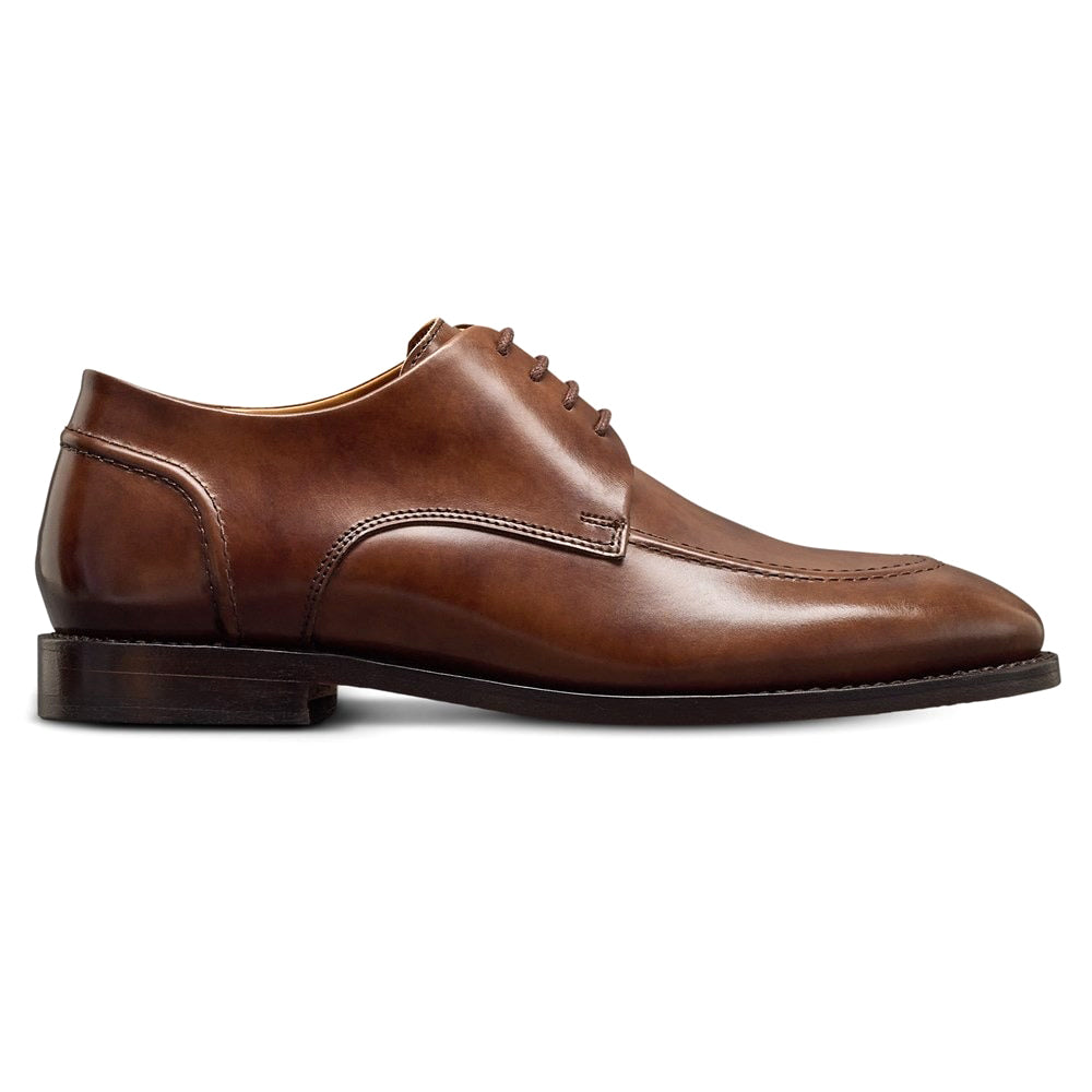 Allen Edmonds Raymond Apron-toe Derby Dress Shoes Brown Museum (7429)