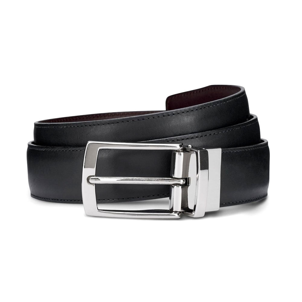 Allen Edmonds Rev Avenue Reversible Dress Belt Black/Brown (1015596)