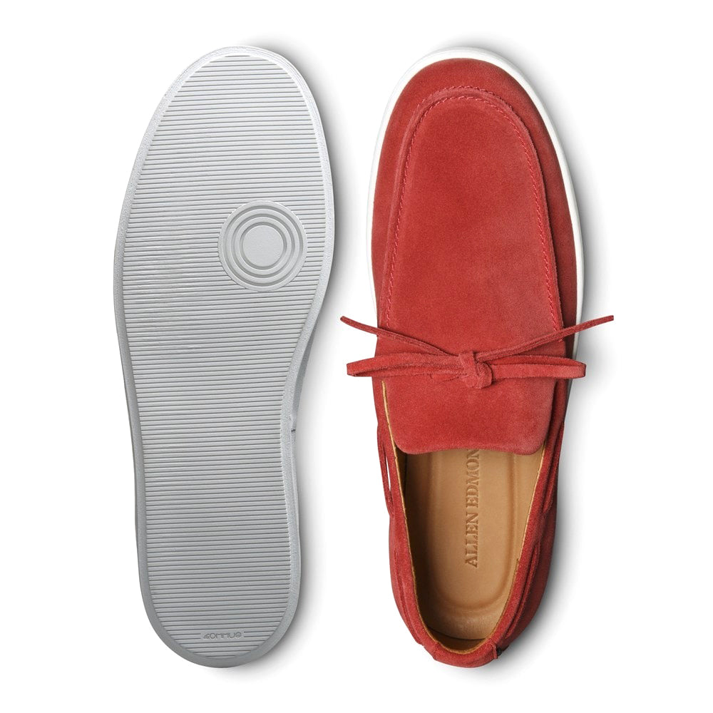 Allen Edmonds Santa Rosa Suede Slip-on Sneakers Crimson (6167)