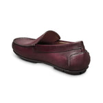 Allen Edmonds Santiago Leather Driving Loafers Burgundy (8389)