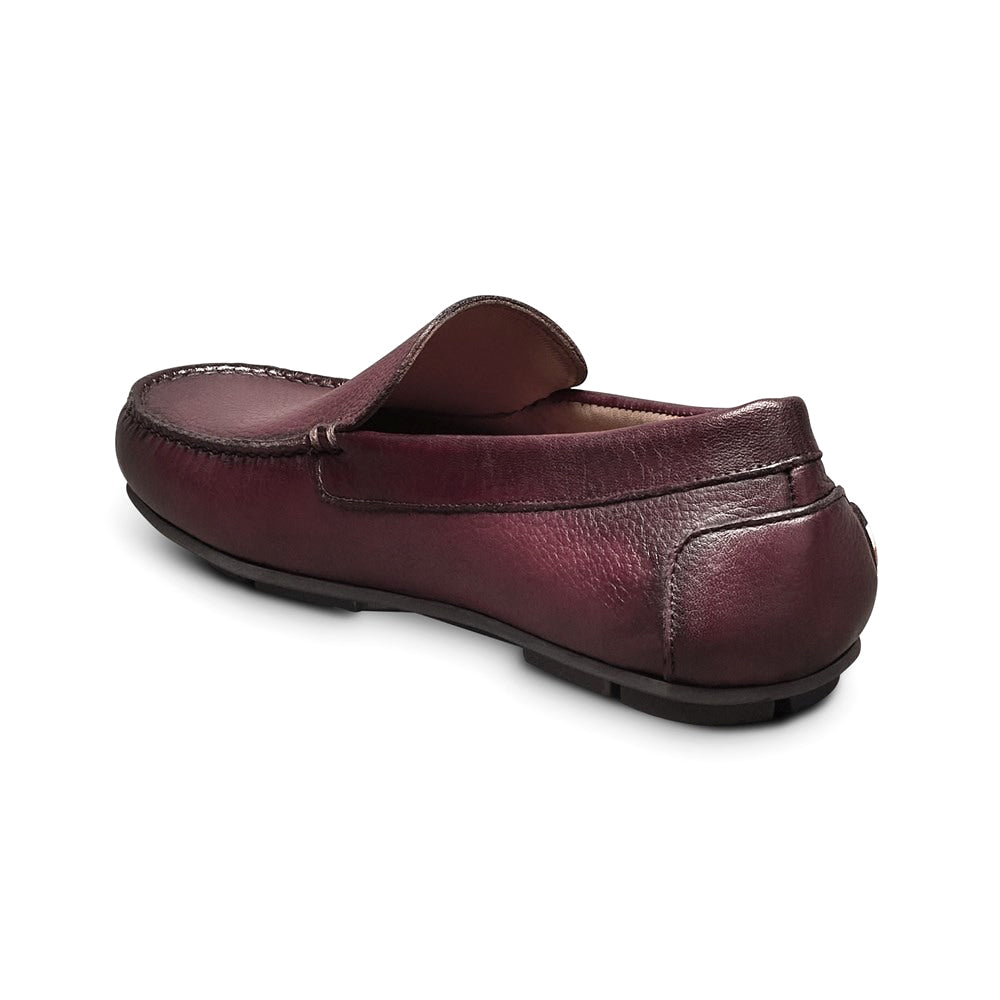 Allen Edmonds Santiago Leather Driving Loafers Burgundy (8389)