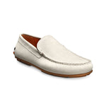 Allen Edmonds Santiago Suede Driving Loafer Light Grey (7175)