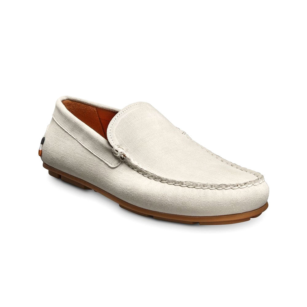 Allen Edmonds Santiago Suede Driving Loafer Light Grey (7175)