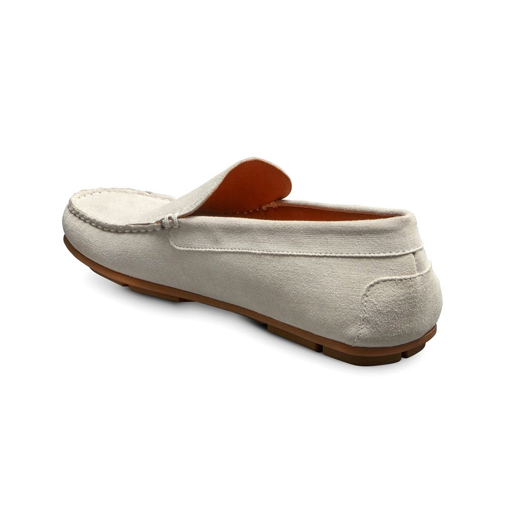 Allen Edmonds Santiago Suede Driving Loafer Light Grey (7175)