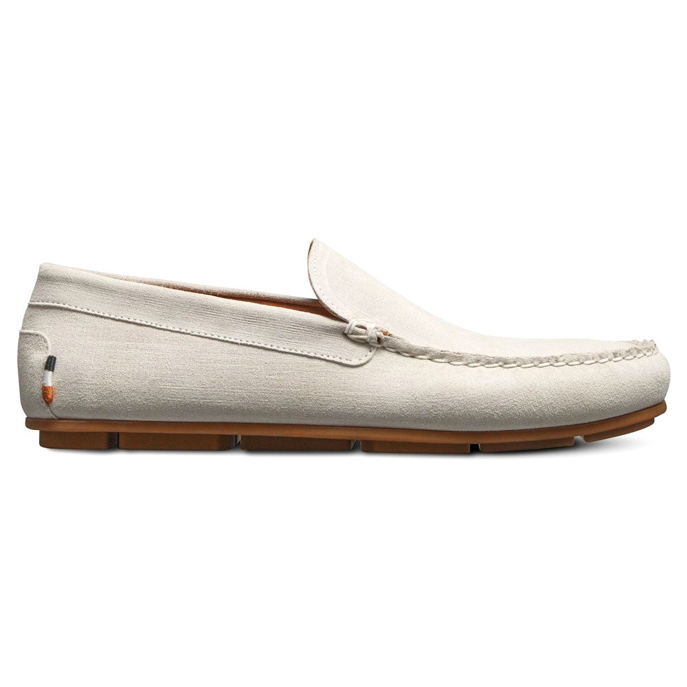 Allen Edmonds Santiago Suede Driving Loafer Light Grey (7175)