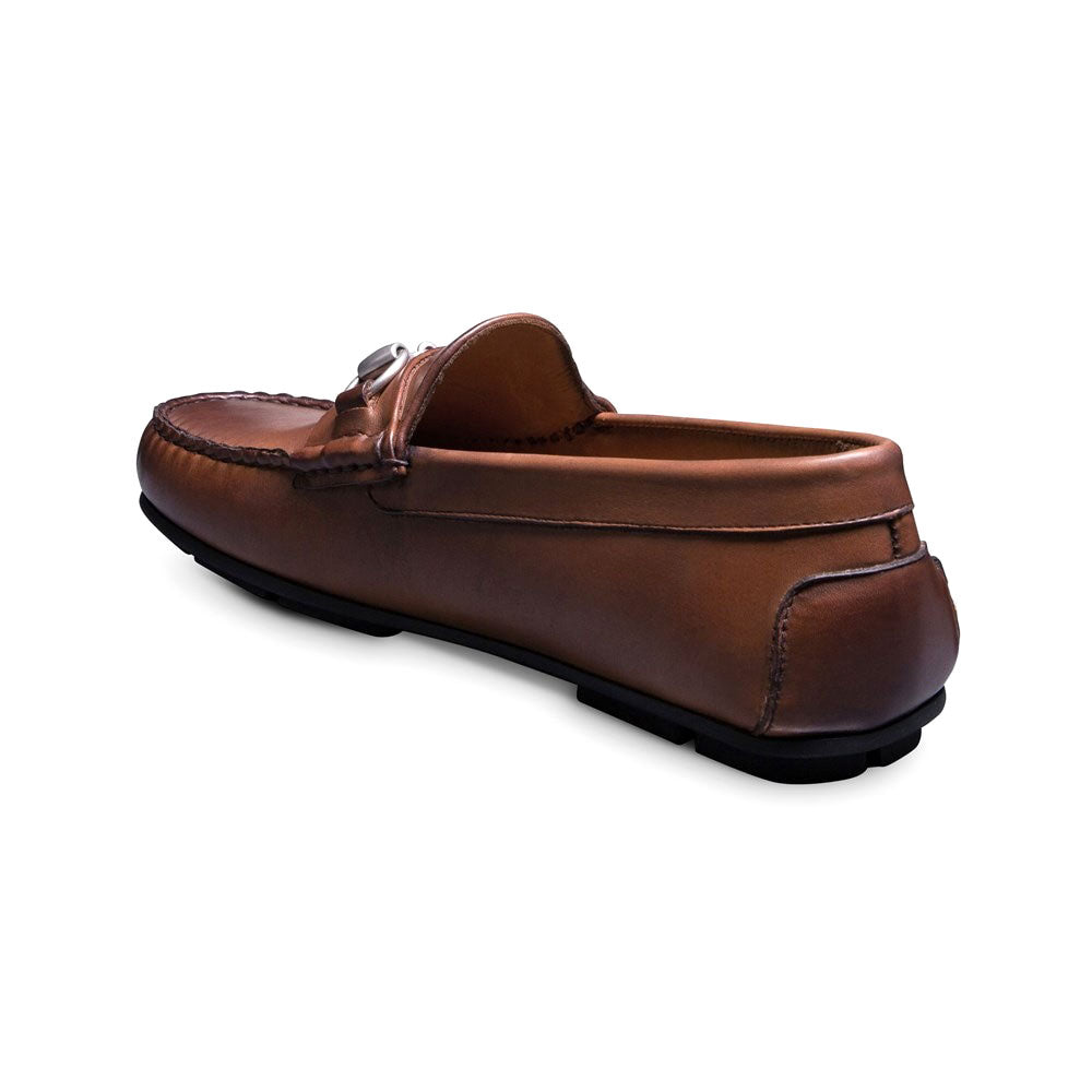 Allen Edmonds Sebastian Leather Bit Driving Loafer Dark Chili (6929)