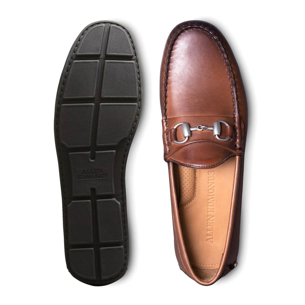 Allen Edmonds Sebastian Leather Bit Driving Loafer Dark Chili (6929)