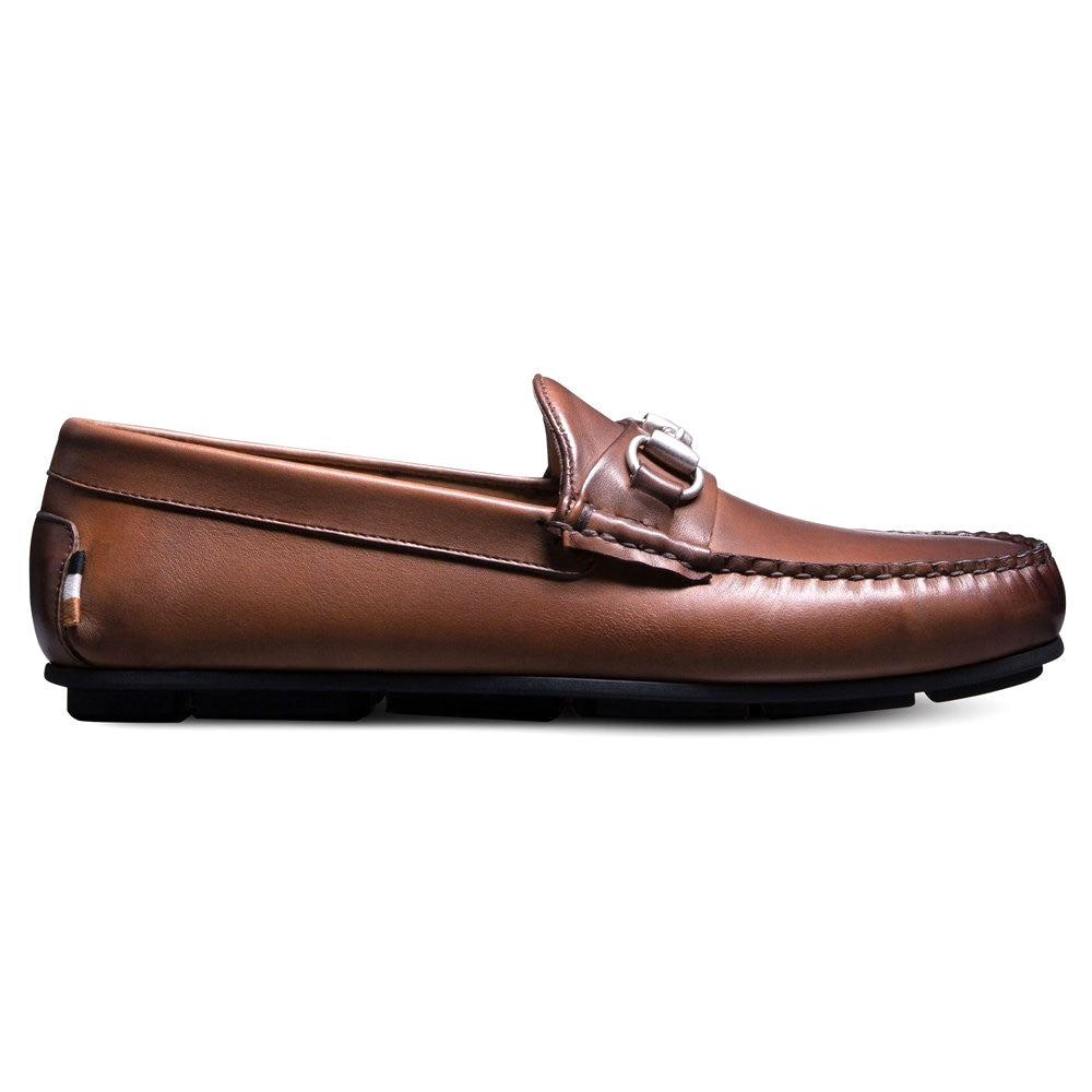 Allen Edmonds Sebastian Leather Bit Driving Loafer Dark Chili (6929)