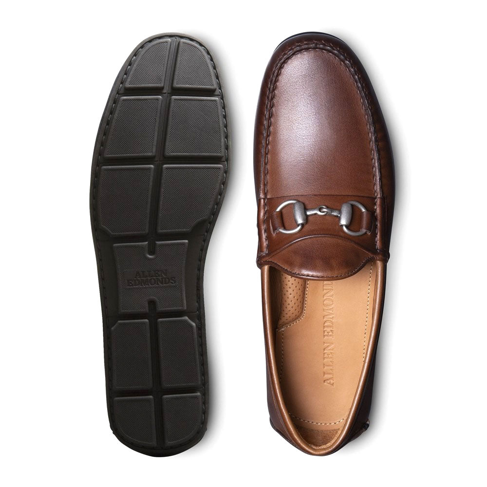 Allen Edmonds Sebastian Leather Bit Driving Loafer Mahogany (6363)