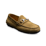 Allen Edmonds Sebastian Suede Bit Driving Loafer Caper Green (6637)