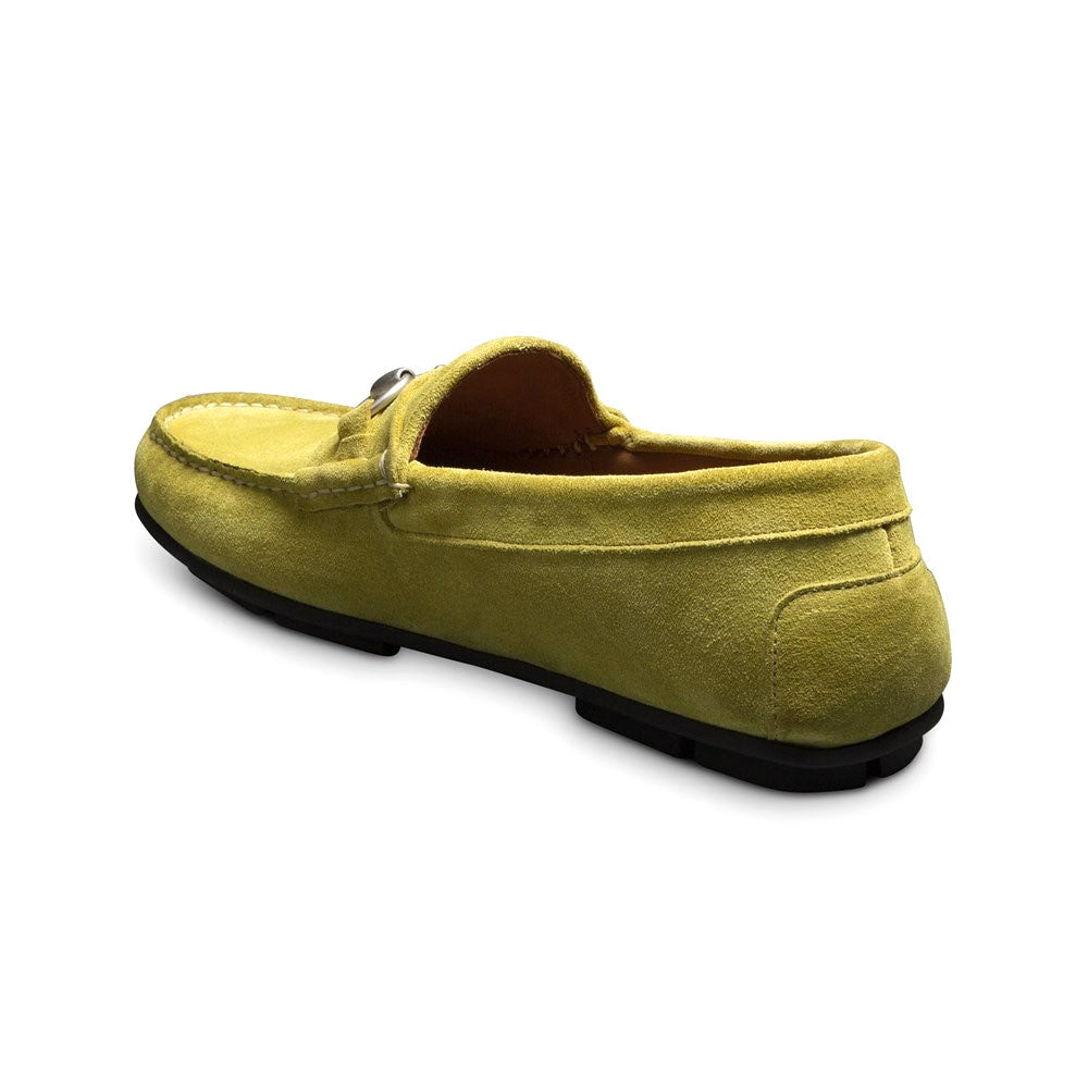 Allen Edmonds Sebastian Suede Bit Driving Loafer Citron (6452)