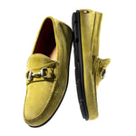 Allen Edmonds Sebastian Suede Bit Driving Loafer Citron (6452)