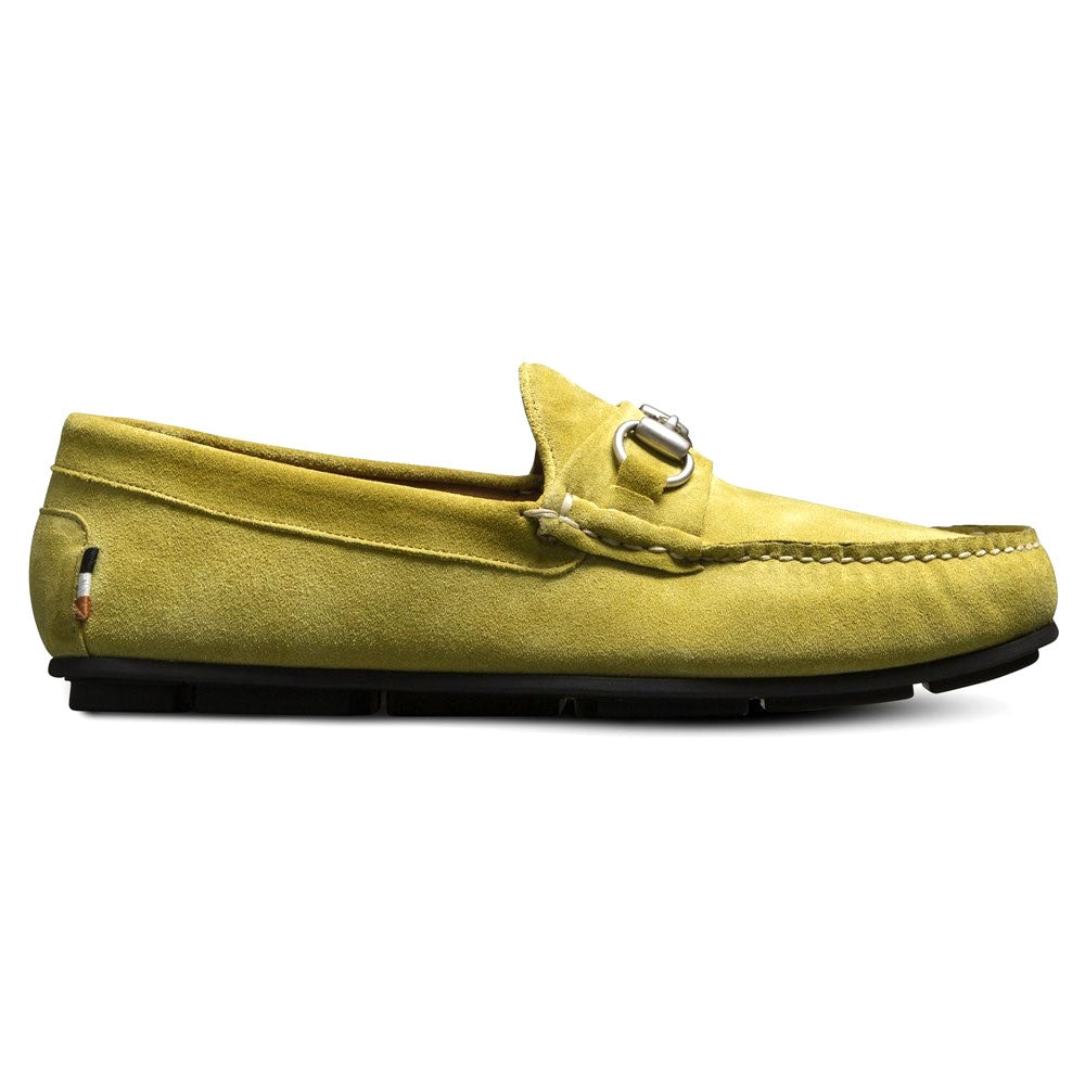 Allen Edmonds Sebastian Suede Bit Driving Loafer Citron (6452)