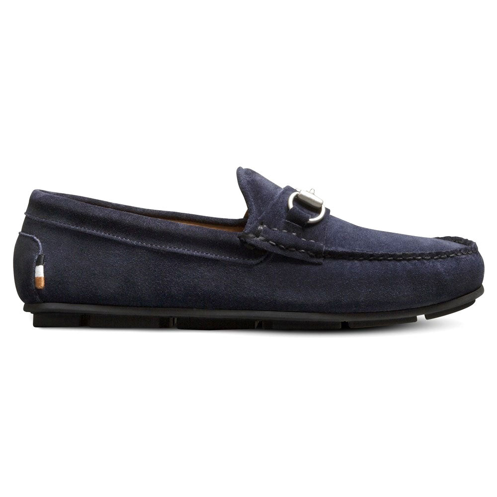 Allen Edmonds Sebastian Suede Bit Driving Loafer Navy Sea (6352)