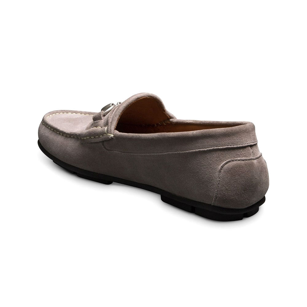 Allen Edmonds Sebastian Suede Bit Driving Loafer Pewter (6360)