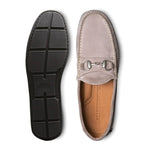 Allen Edmonds Sebastian Suede Bit Driving Loafer Pewter (6360)