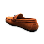 Allen Edmonds Sebastian Suede Bit Driving Loafer Rust (6636)