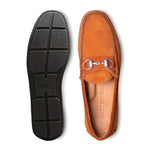 Allen Edmonds Sebastian Suede Bit Driving Loafer Rust (6636)