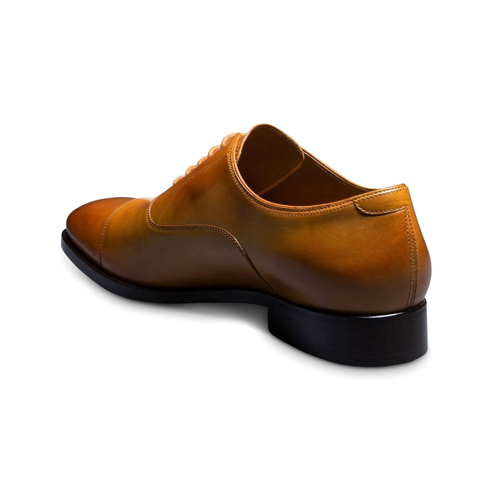 Allen Edmonds Siena Leather Cap Stitch Oxford Dress Shoe Walnut (6702)