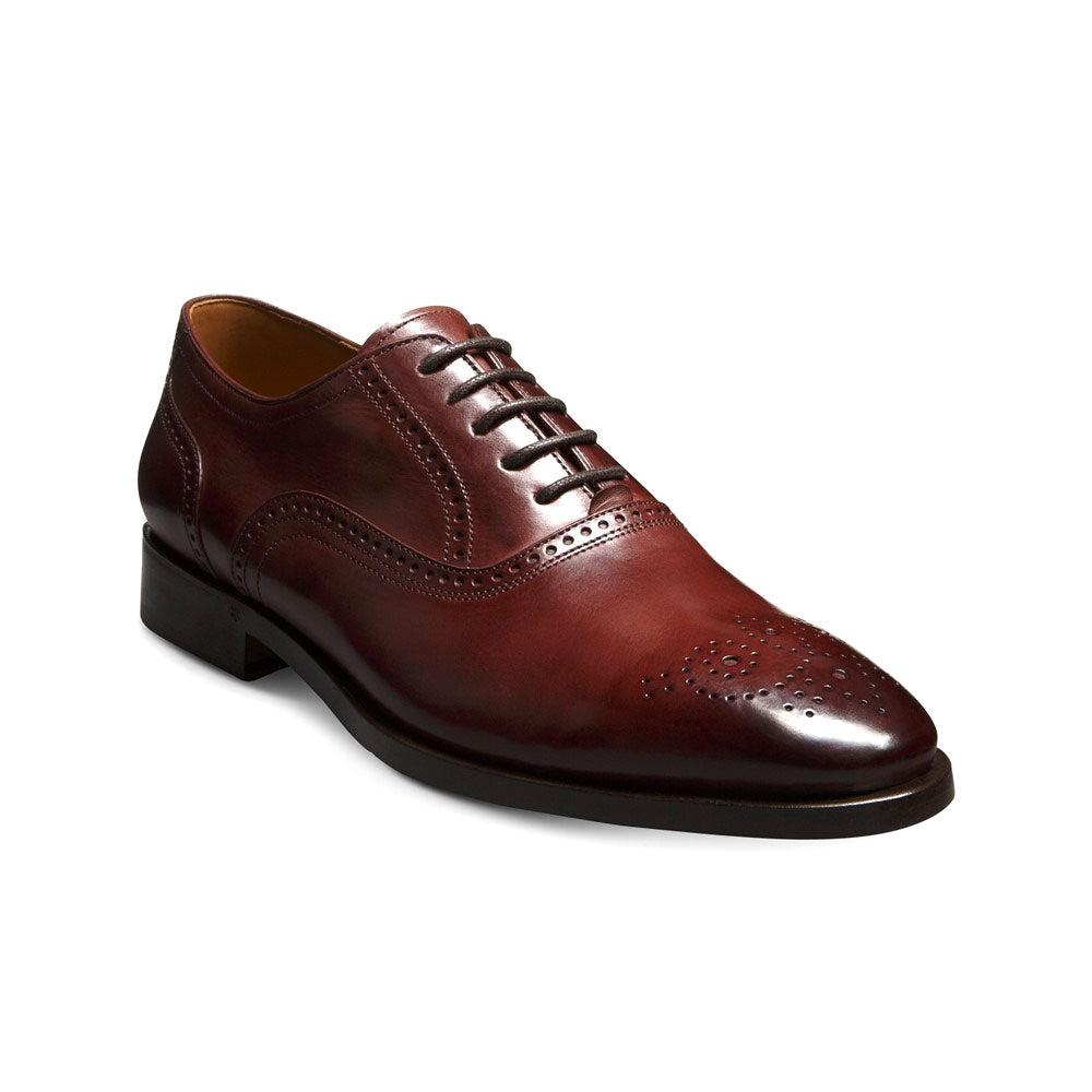 Allen Edmonds Siena Medallion Oxford Dress Shoe Burgundy (5719)