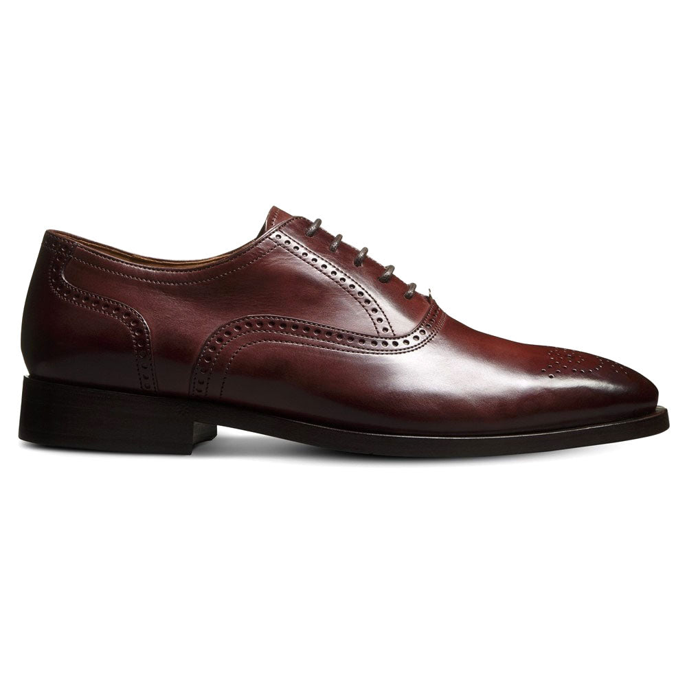 Allen Edmonds Siena Medallion Oxford Dress Shoe Burgundy (5719)