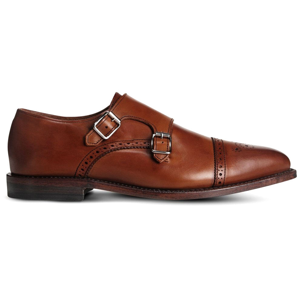 Allen Edmonds St. John's Double Monk Strap Dress Shoe Dark Chili (2927)