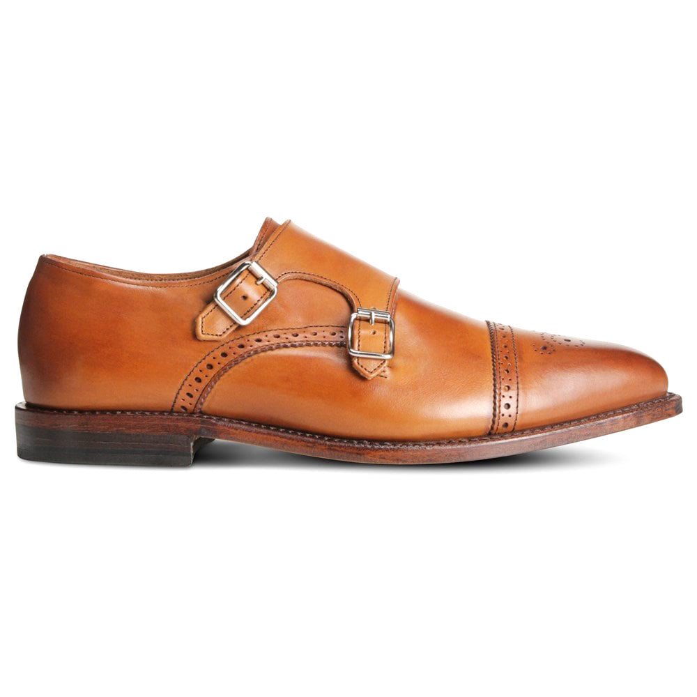 Allen Edmonds St. John's Double Monk Strap Dress Shoe Walnut Brown (2926)