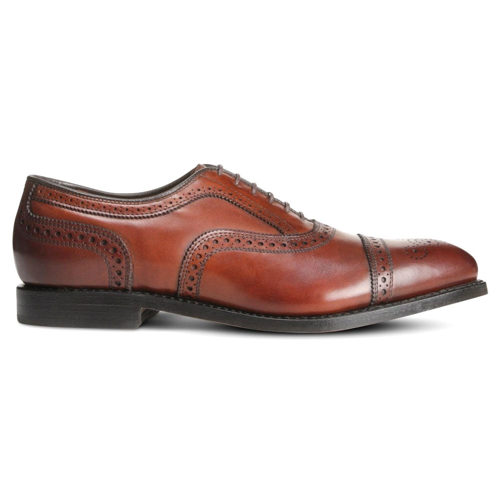 Allen Edmonds Strand Leather Cap-toe Oxford Dress Shoe Dark Chili (1623)