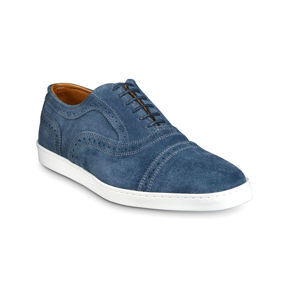 Allen Edmonds Strand Suede Oxford Dress Sneaker Denim (7109)