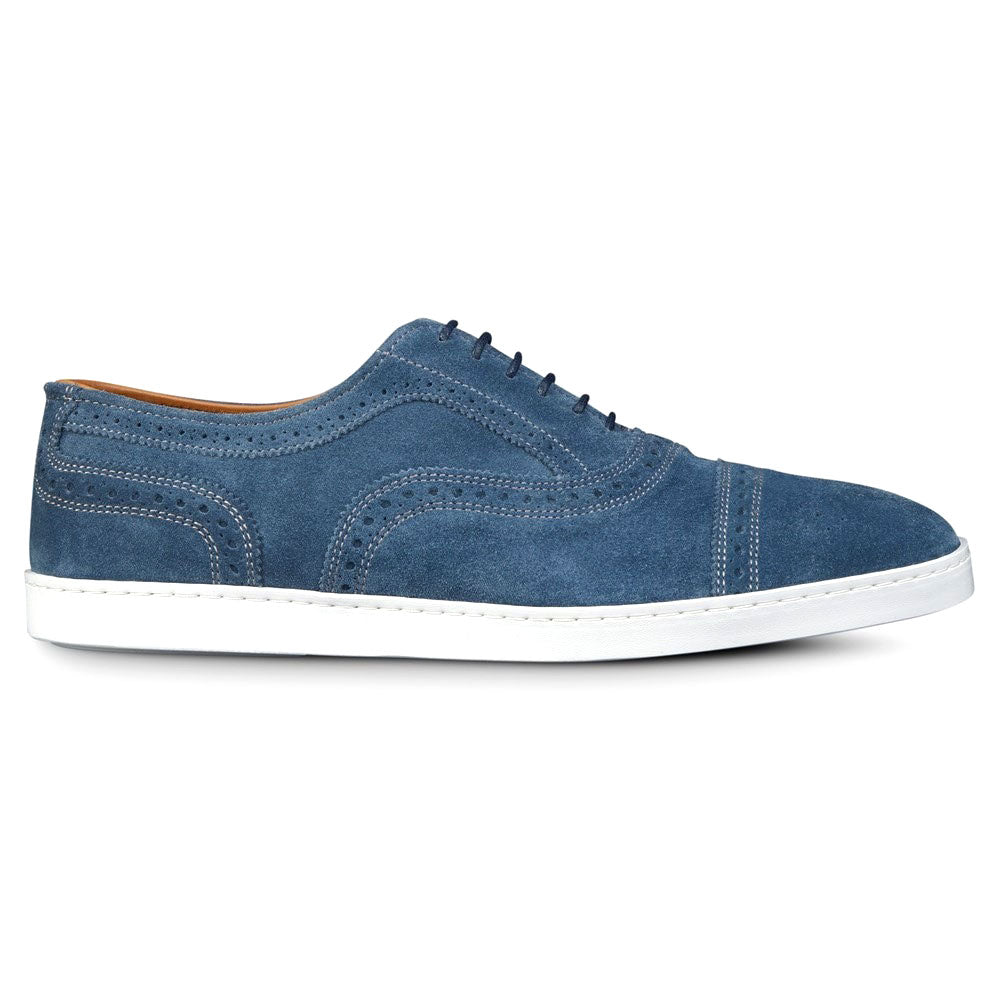 Allen Edmonds Strand Suede Oxford Dress Sneaker Denim (7109)