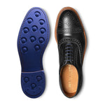 Allen Edmonds Strandmok Leather Cap-toe Oxford with Dainite Rubber Sole Black Chromexcel (5555)