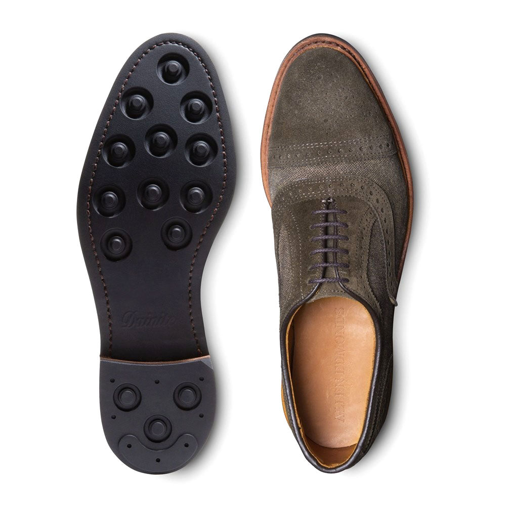 Allen Edmonds Strandmok Suede Cap-toe Oxford Loden (6707)
