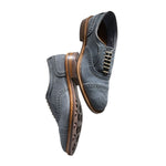Allen Edmonds Strandmok Suede Cap-toe Oxford Slate Grey (4634)