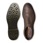 Allen Edmonds Strandmok Waxed Suede Cap-toe Oxford Brown (2900)