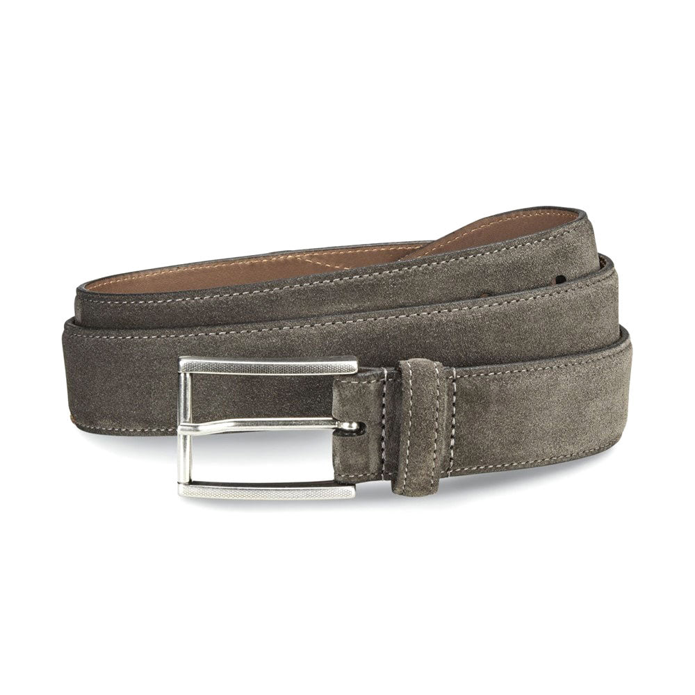 Allen Edmonds Suede Avenue Dress Belt Grey (17009)