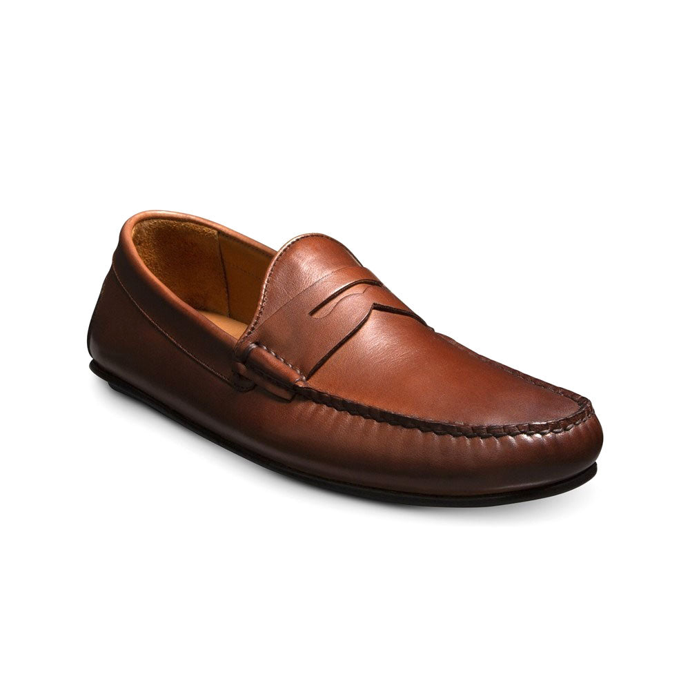 Allen Edmonds Super Sport Leather Penny Loafer Dark Chili (6453