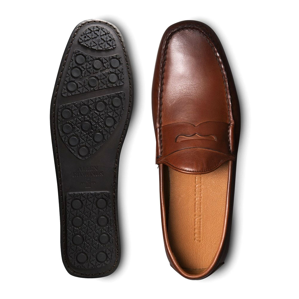 Allen Edmonds Super Sport Leather Penny Loafer Dark Chili (6453)